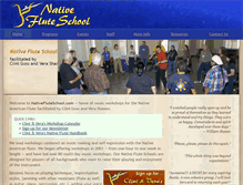Tablet Screenshot of nativefluteschool.com
